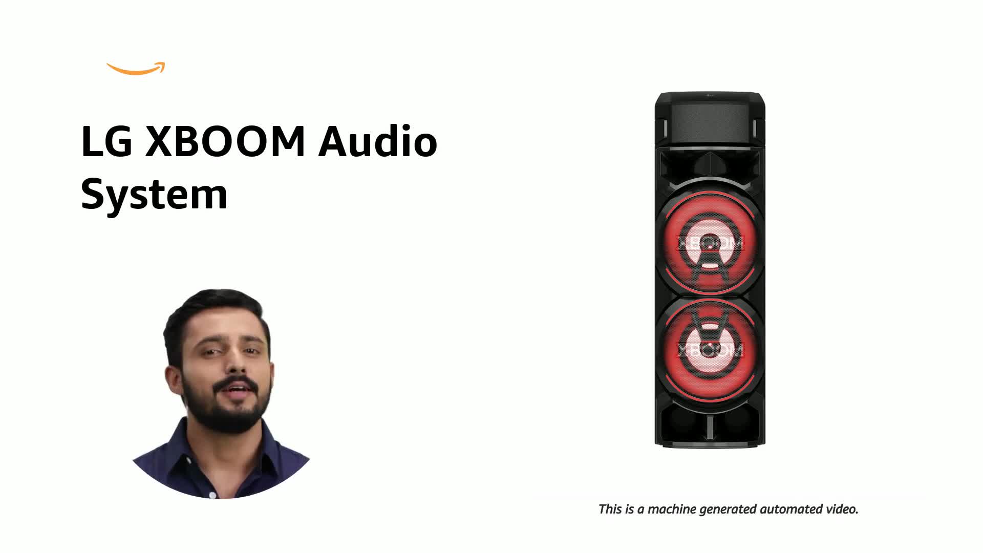 LG XBOOM RN9 Bluetooth Audio System, Bass Blast, LED Party
